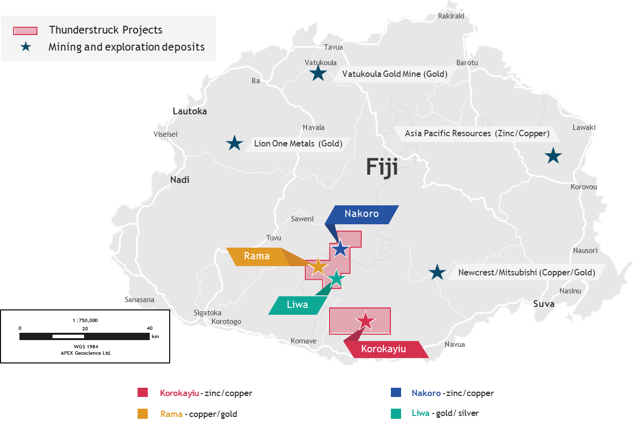 korokayiu copper zinc prospect