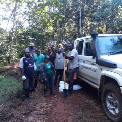 Soil sampling has begun at Korokayiu June 22. 2021